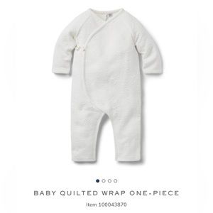Janie and Jack Baby Quilted Wrap One-Piece